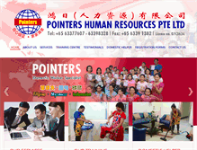 Tablet Screenshot of pointers.com.sg