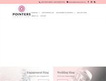 Tablet Screenshot of pointers.com.my